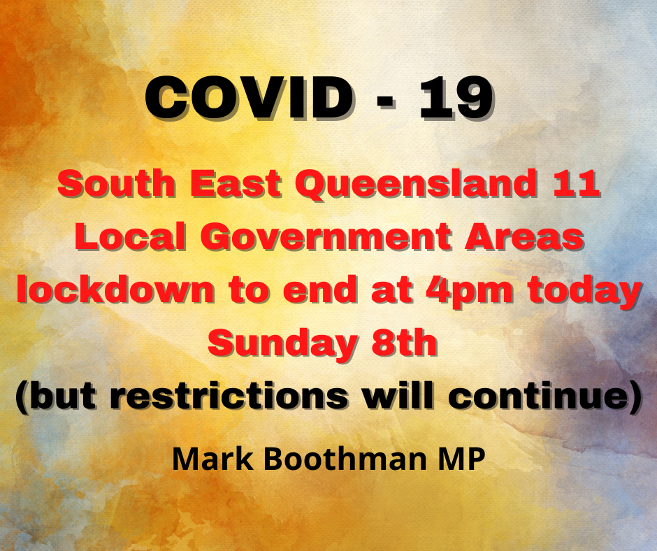 Queensland COVID  (Update 8th August.)
